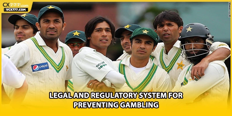 Legal and regulatory system for preventing gambling