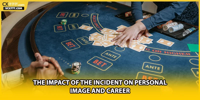 The impact of the incident on personal image and career