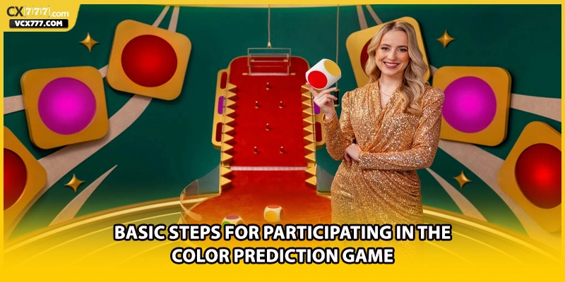 Basic steps for participating in the color prediction game