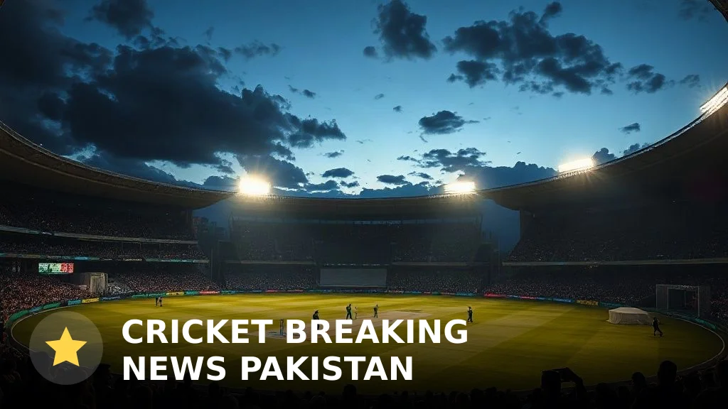 Cricket Breaking News Pakistan: Live Scores, Updates & PCB Latest News Today