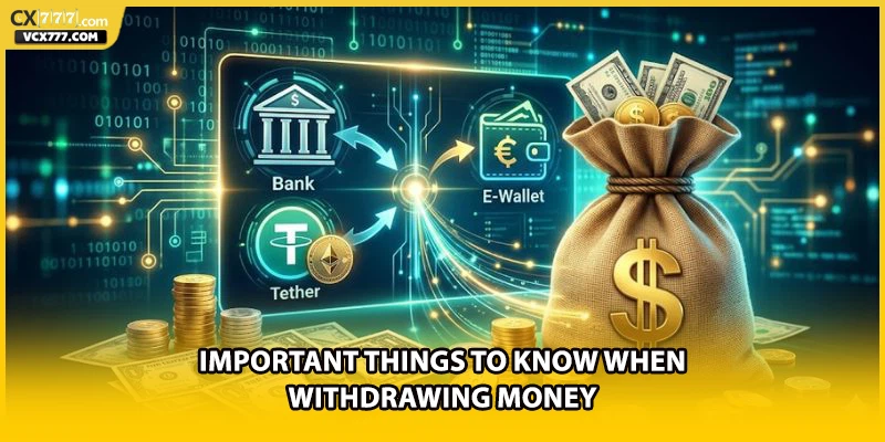 Important things to know when withdrawing money