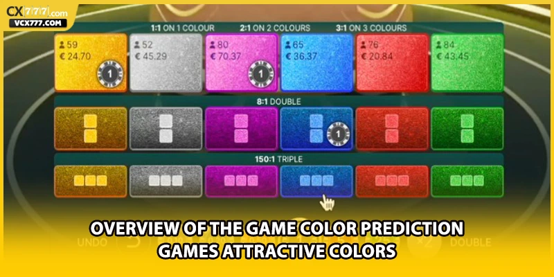 Overview of the game Color Prediction Games attractive colors
