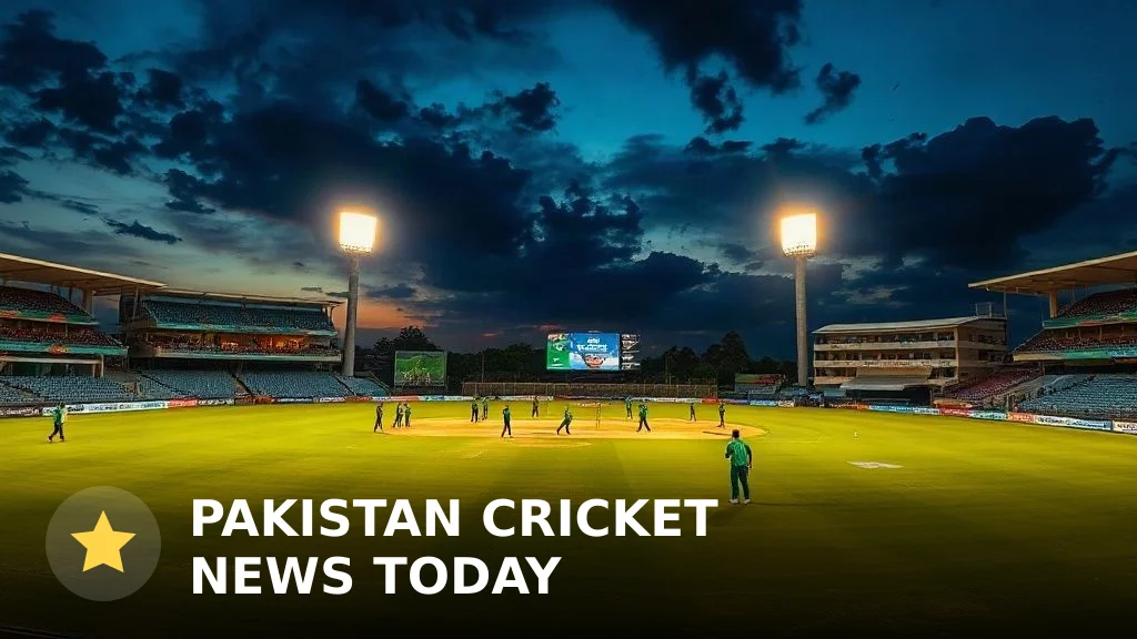 Pakistan Cricket News Today: Latest Updates, Live Scores, and Match Highlights