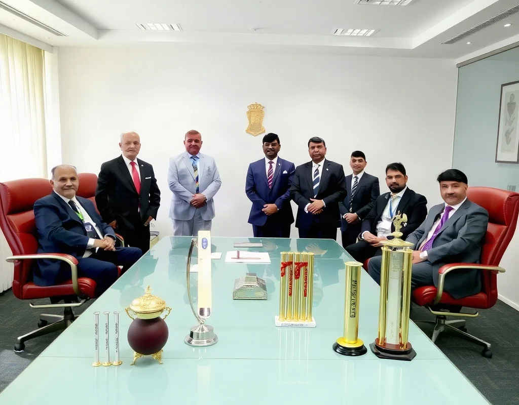 PCB officials in a meeting