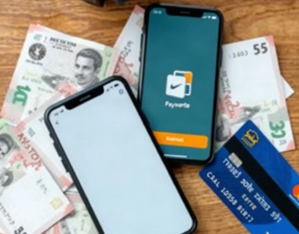 Money and smartphone representing deposits and withdrawals with X777 APK in Pakistan